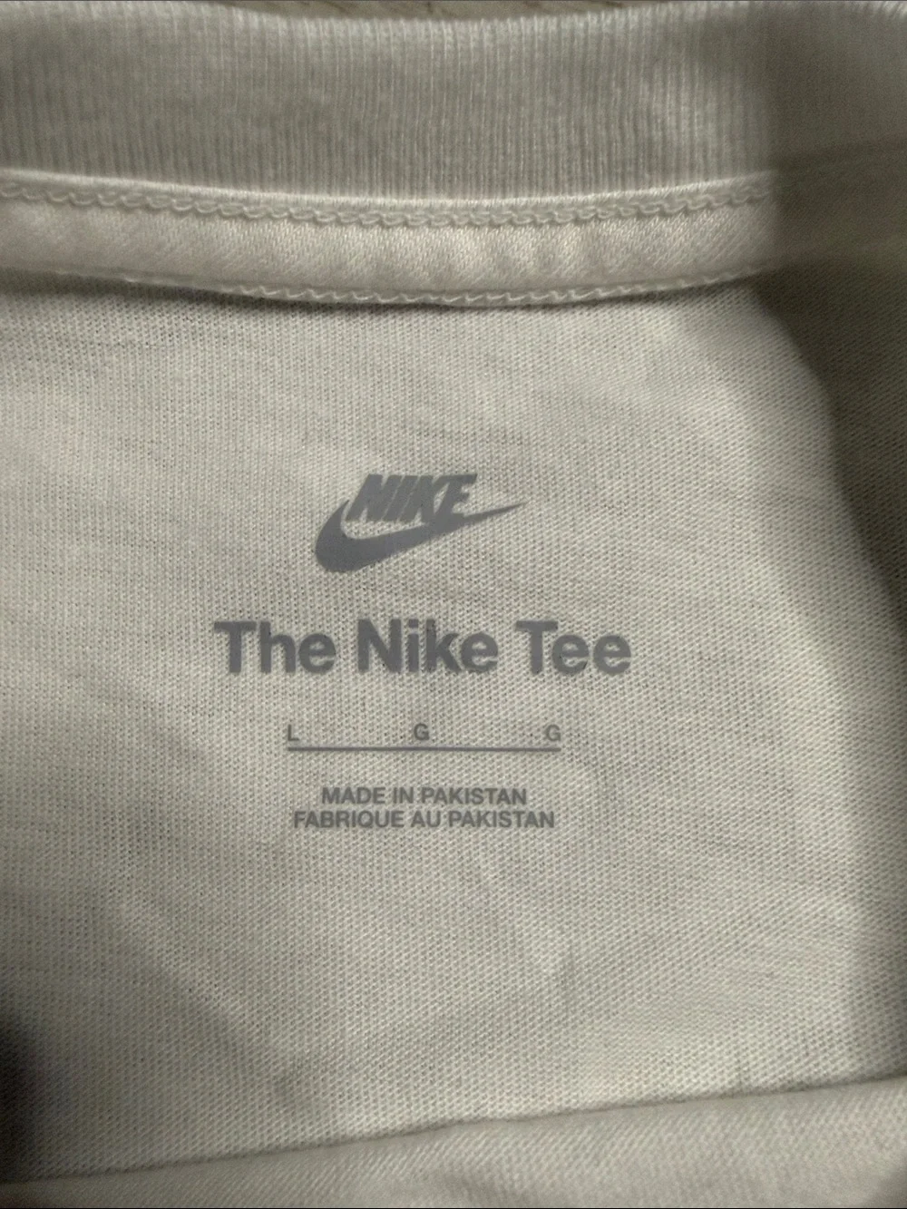 Nike White Tee with Multicolor Sloth Graphic